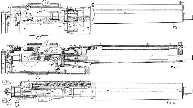 Устройство пулемета максим схема