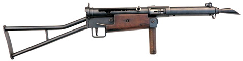 Пистолет-пулемёт STEN Mk. IIS с интегрированным глушителем