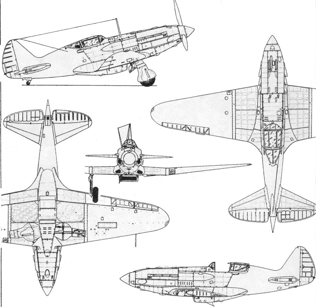 Чертеж самолета миг 3