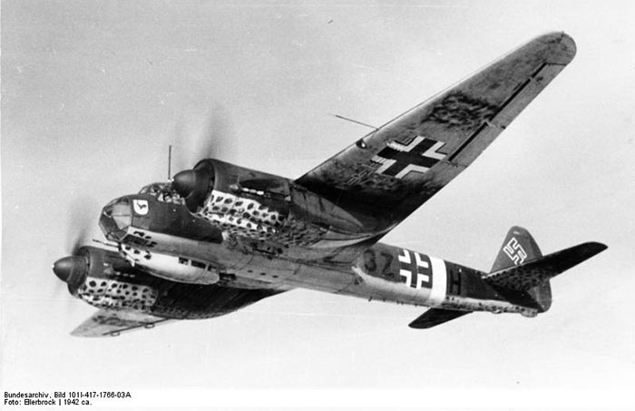 Бомбардировщик Юнкерс Ju-88. 