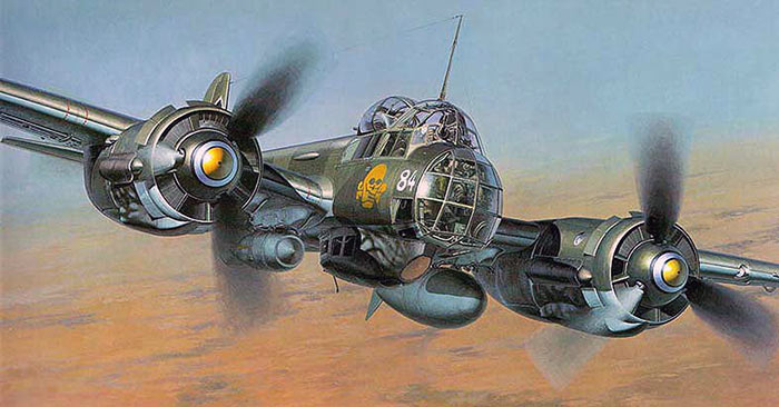 Бомбардировщик Юнкерс Ju-88. 