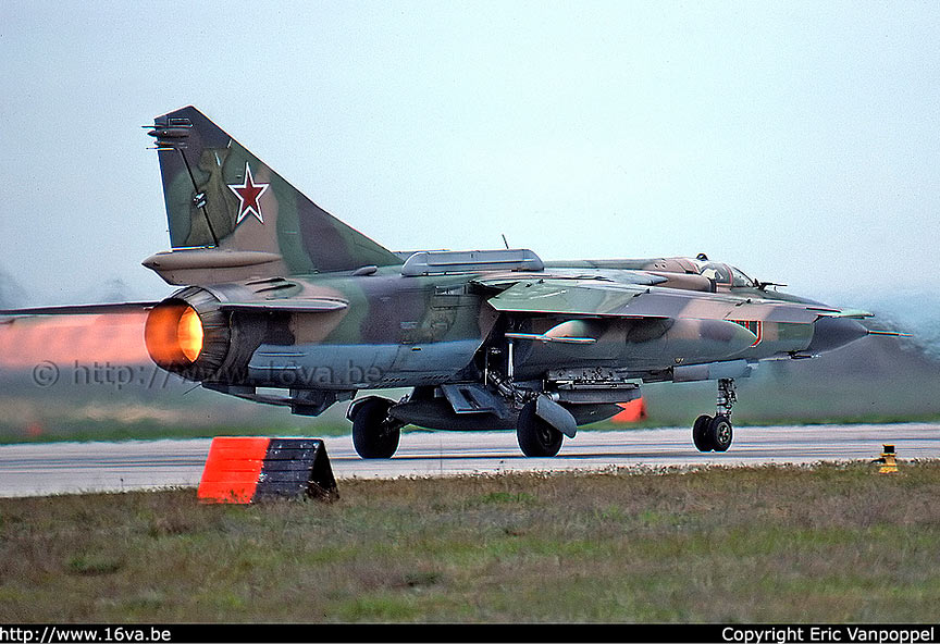 МиГ-23, вид сзади