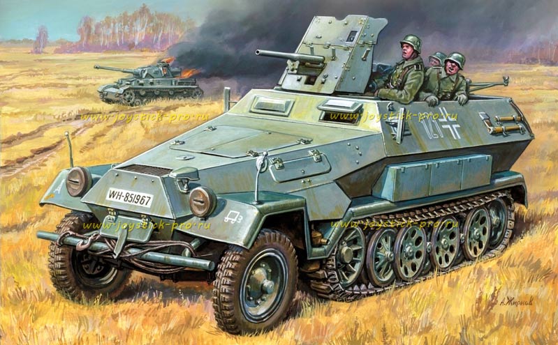 Бронетранспортер 'Hanomag' Sd.Kfz.251 с 37-мм пушкой