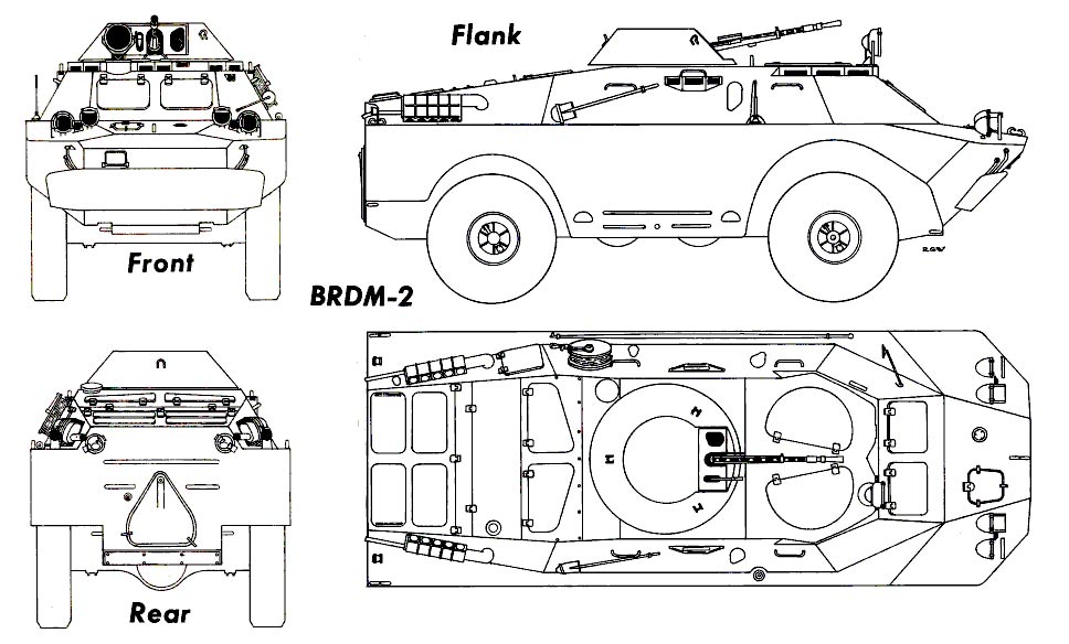 Брдм 2 чертеж