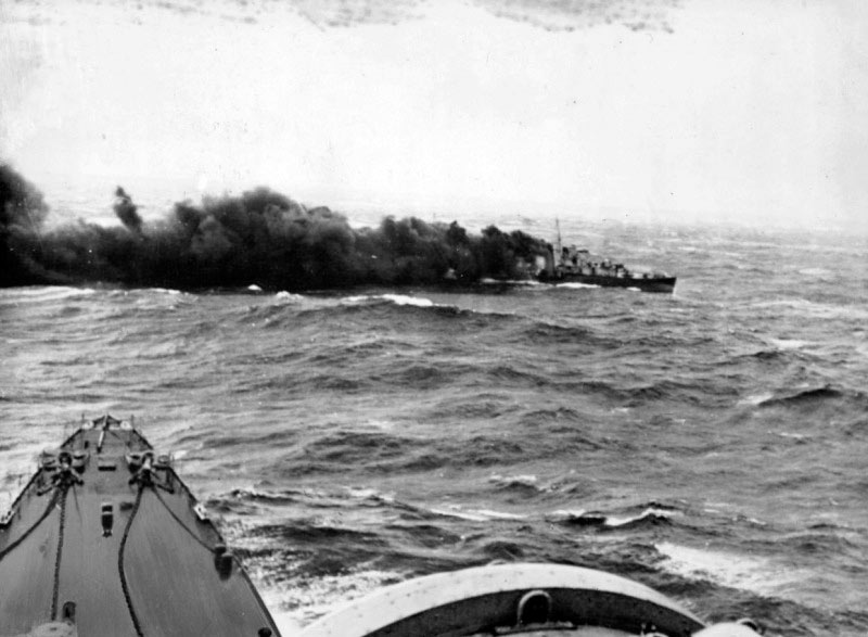 8 Апреля 1940 года британский эсминец Глоуворм