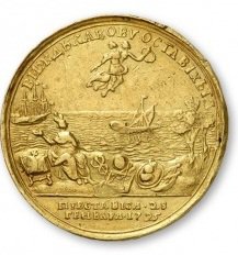 Медаль «В память кончины Петра Первого». 1725 год