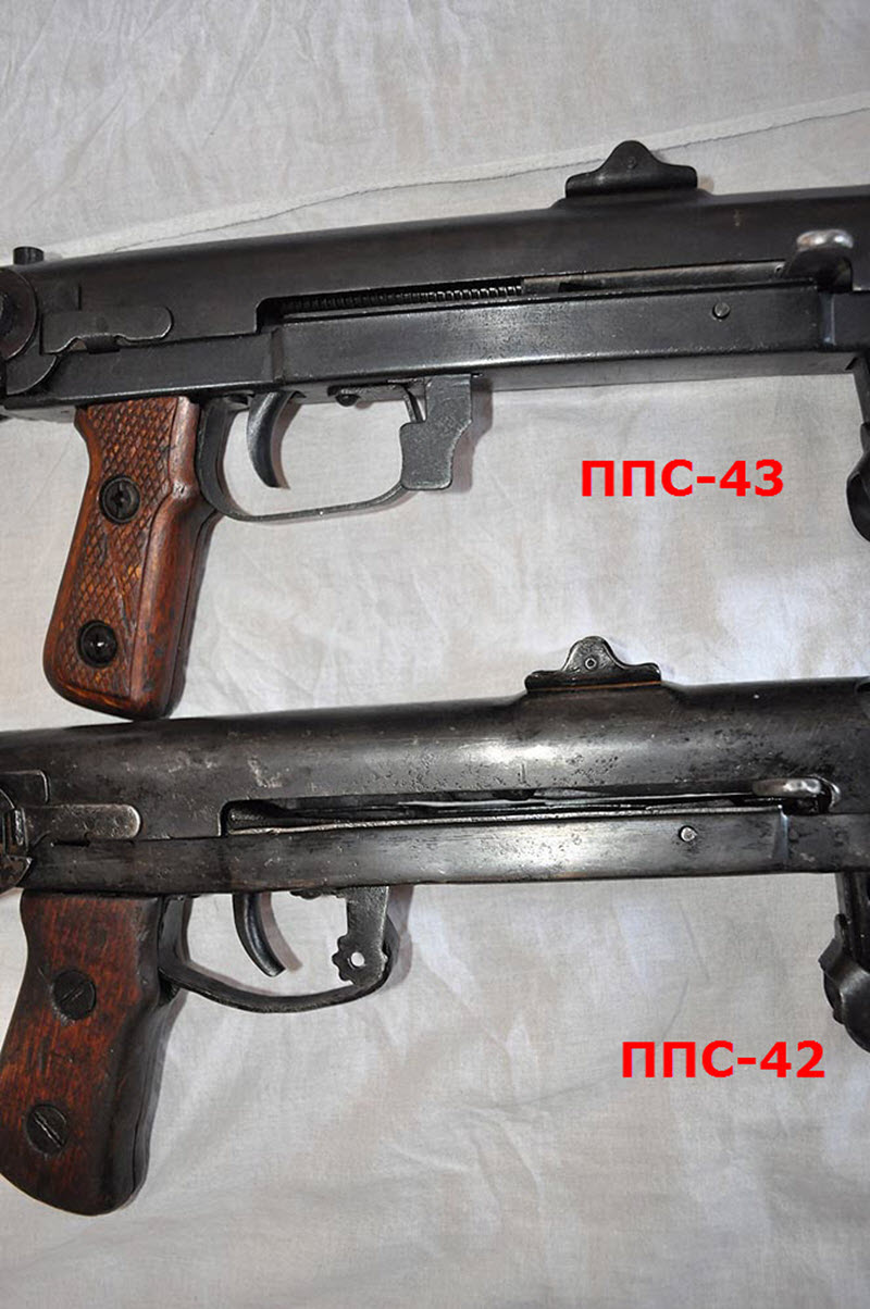ППС-42 и ППС-43 пистолет-пулемет Судаева калибр 7,62-мм