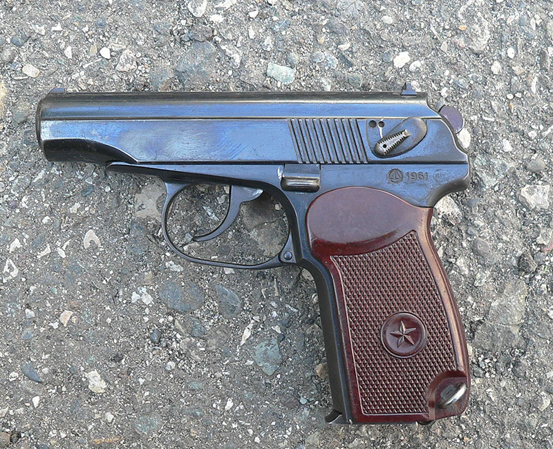 ПМ - пистолет Макарова калибр 9-мм