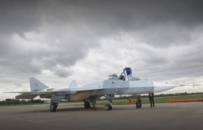 Су-57 (ПАК ФА Т-50) - истребитель пятого поколения