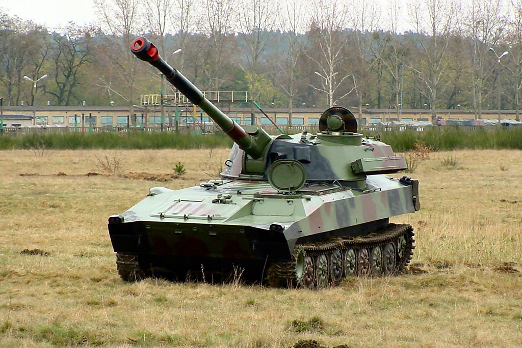 САУ 2С1 «Гвоздика» - самоходная гаубица калибр 122-мм