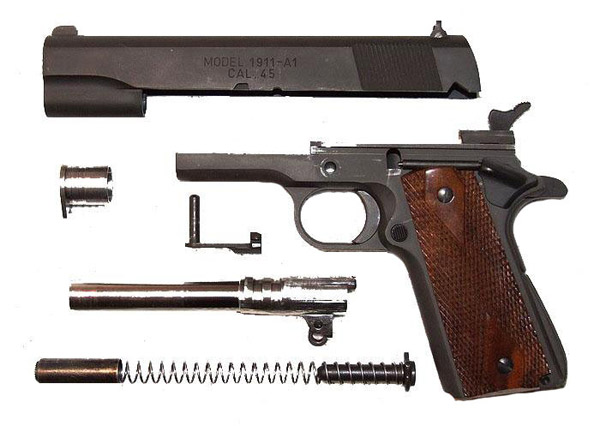 Пистолет Кольт М 1911А1, калибр .45
