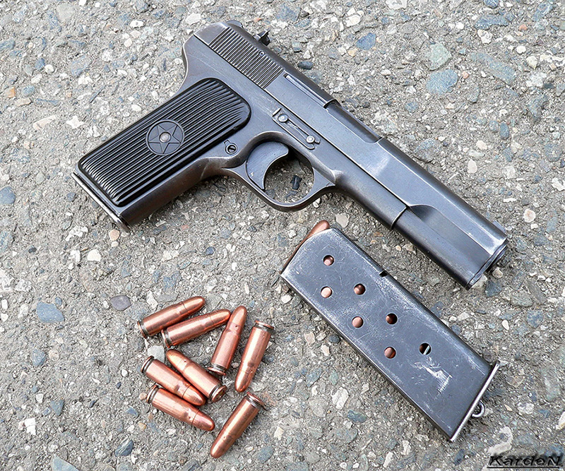 ТТ - пистолет Токарева калибр 7,62-мм