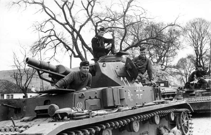 Танк Pz.Kpfw.IV Ausf.E. Югославия, 1941 год.