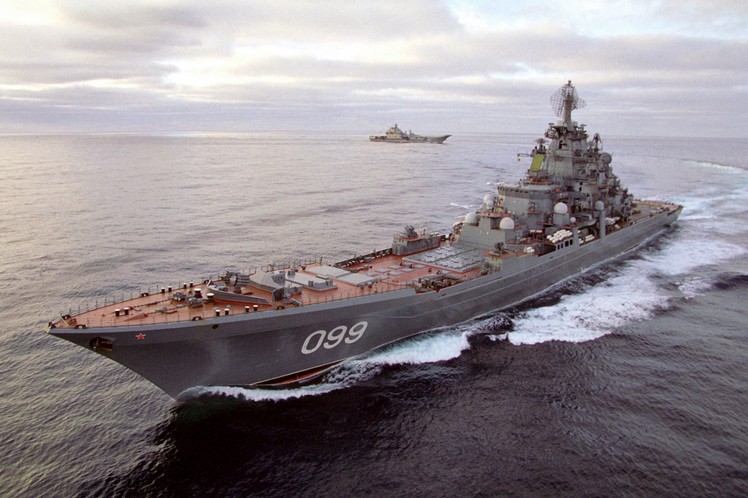 Крейсер «Петр Великий» проекта 1144 «Орлан» - тяжелый атомный ракетный крейсер (ТАРКР)