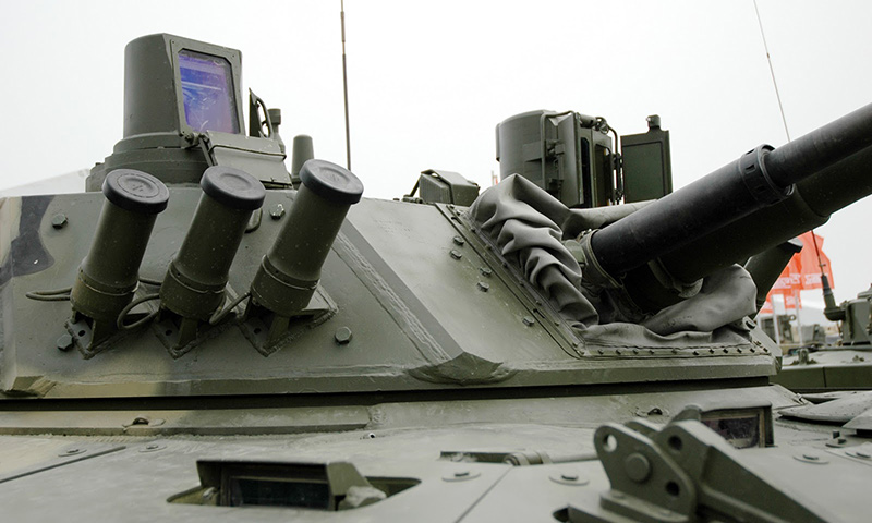 БМД-4М с боевым модулем 'Бахча-У'