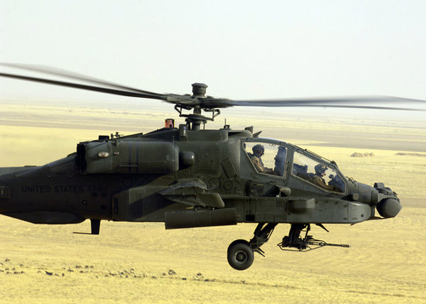 Американский вертолет AH-64 Апач