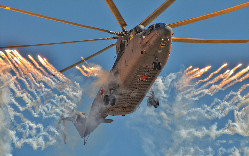 Ми-26 - российский тяжелый транспортный вертолет