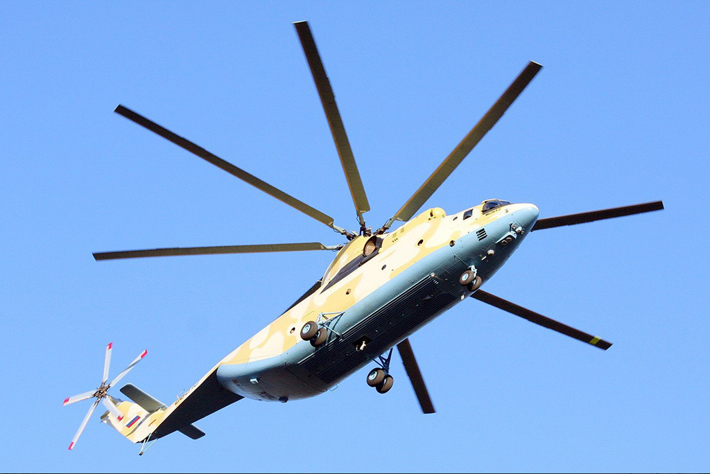 Ми-26 - российский тяжелый транспортный вертолет