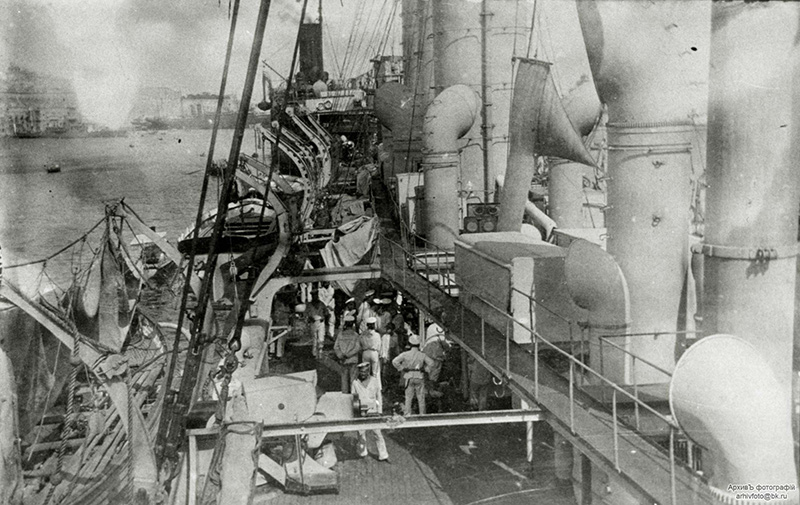 Бронепалубный крейсер 'Варяг' в 1916 году