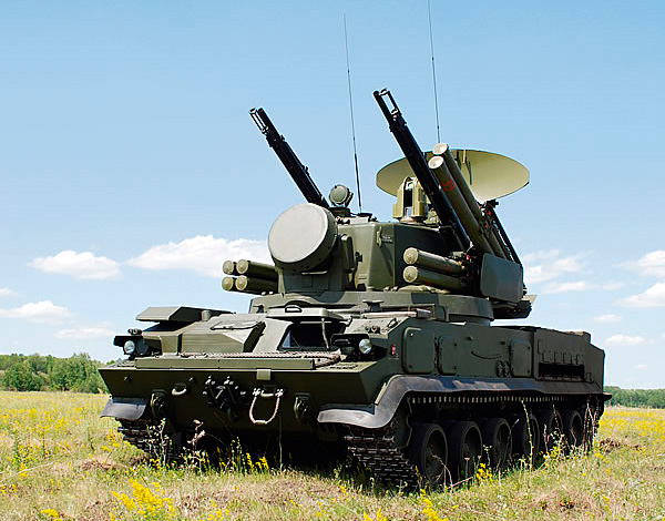 2С6М 'Тунгуска-М' - зенитный пушечно-ракетный комплекс