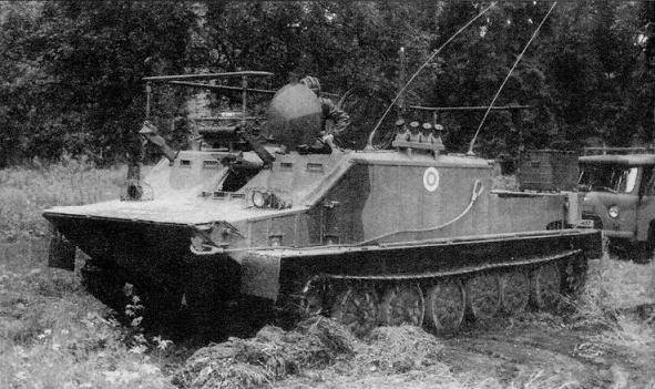 Модернизированная командно-штабная машина БТР-50ПУМ