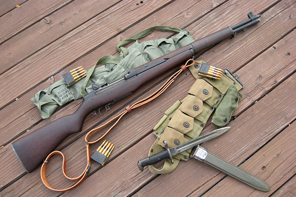 М1 Garand - американская самозарядная винтовка Второй мировой войны