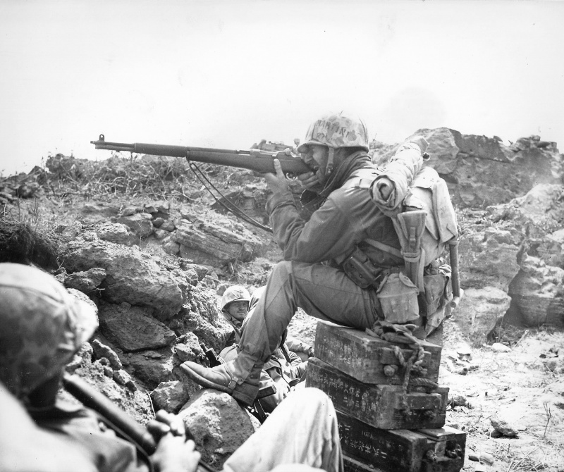 М1 Гаранд - американская винтовка Второй мировой войны 7,62-мм