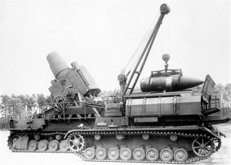 Самоходная немецкая мортира «Карл», 600-мм и 540-мм