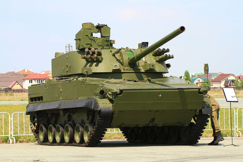 САУ 2С31 'Вена' - самоходное артиллерийское орудие калибр 120-мм