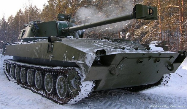 2С34 «Хоста» - 120-мм самоходное артиллерийское орудие