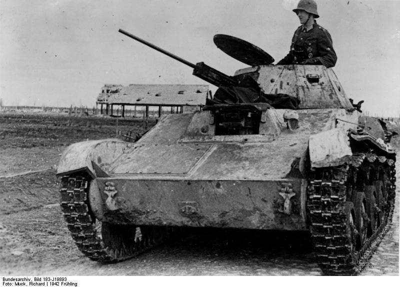 Захваченный Т-60 на службе Вермахта, 1942 год