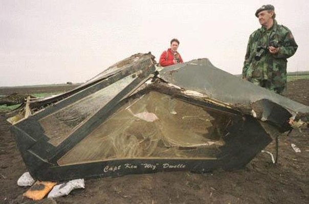 F-117 «Найт Хок» сбитый в ходе военной операции НАТО против Югославии
