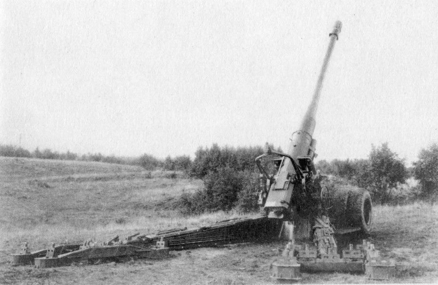 С-23 - советская пушка калибр 180-мм