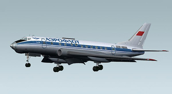 Ту-124 пассажирский авиалайнер