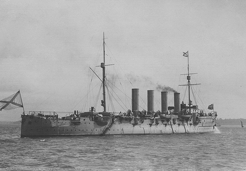 Крейсер Россия Портленд сентябрь 1913