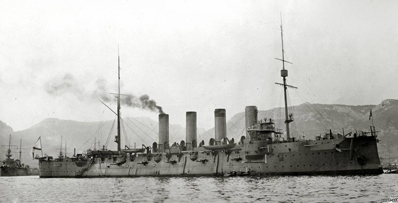 Крейсер «Россия» в Тулоне 1914 г. 