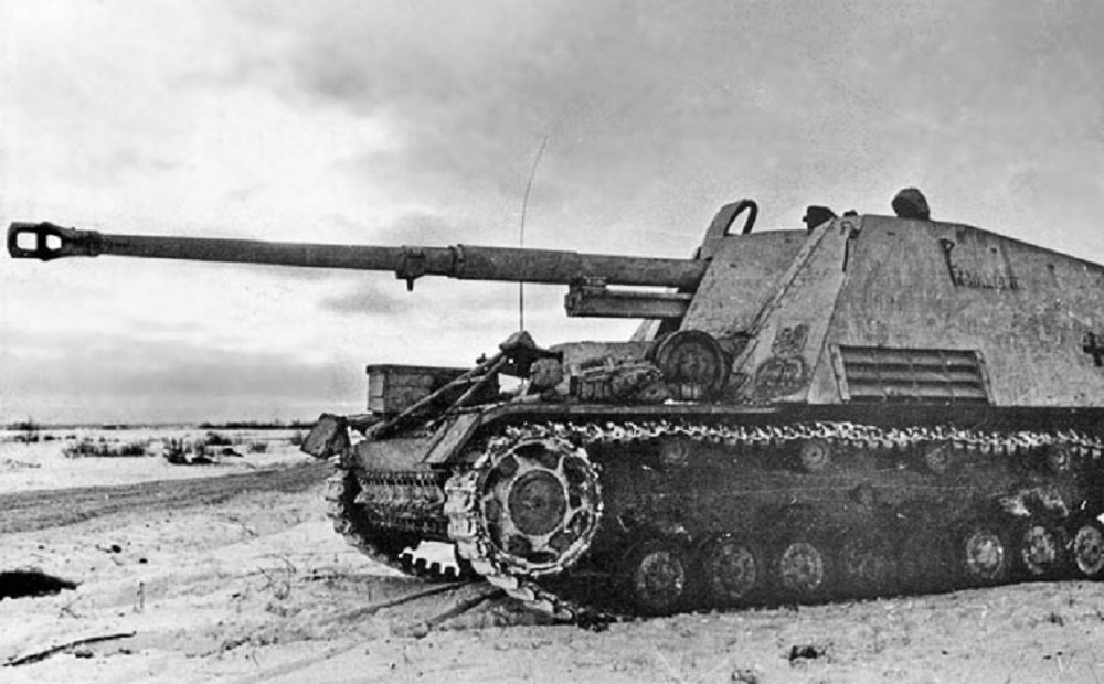 Германская противотанковая САУ SdKfz 164 «Насхорн» («Носорог»)