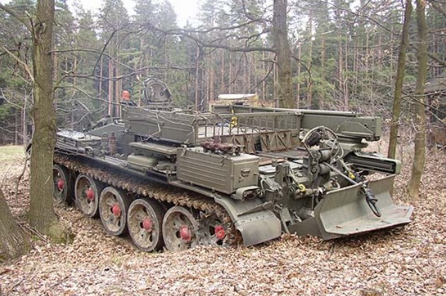 ВТ-55А - советский тягач на гусеничном ходу