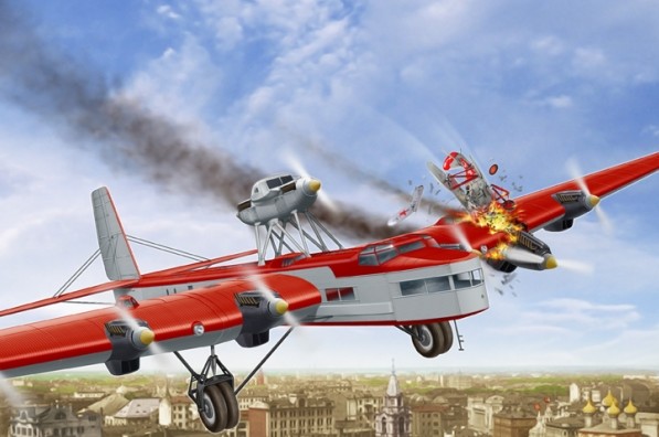 АНТ-20 «Максим Горький» - 8-моторный самолет