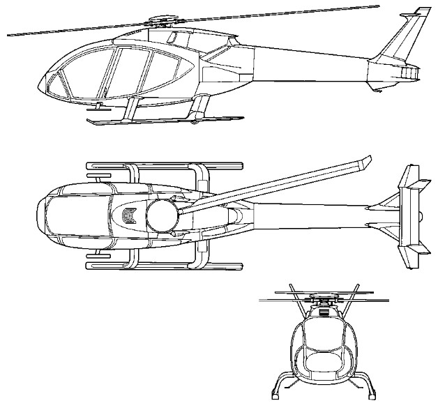 Ка-118 - вертолет без рулевого винта