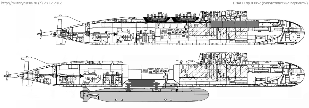 09852 проект подводная лодка