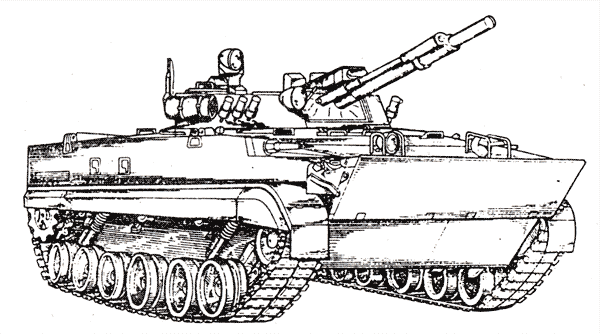 Бмп 2 рисунок сбоку