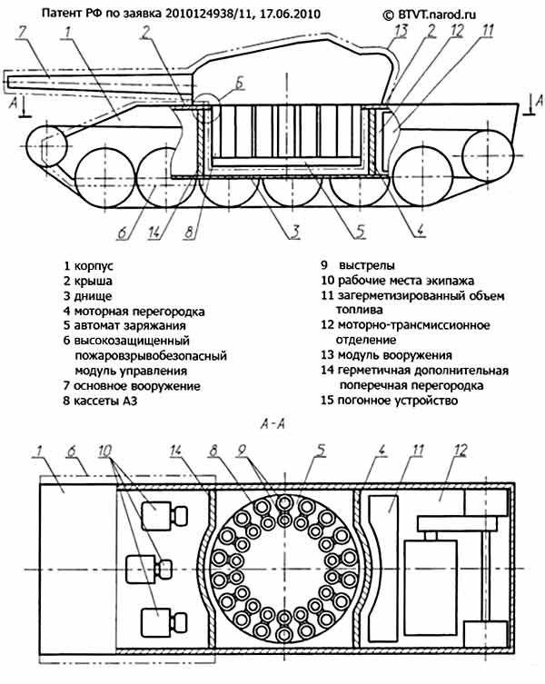 Объект 195 чертеж