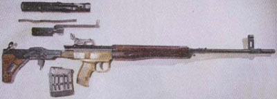 6-мм самозарядная снайперская винтовка ТКБ-0145К