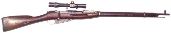 Снайперская винтовка Мосина образца 1891/1930 с оптическим прицелом ВП