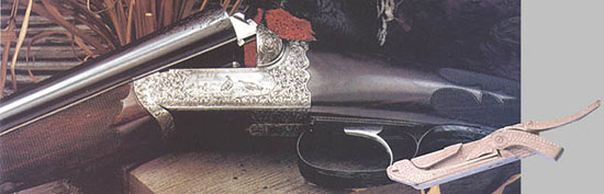 Для двустволок Westley Richards, выпущенных после 1897 года, характерны извлекаемые замки «Энсон-Дили», которые в Соединенных Штатах получили название «Droplocks»