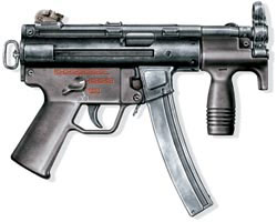 Малогабаритный пистолет-пулемет МР5К «хеклер унд кох», ФРГ, 1976 г.