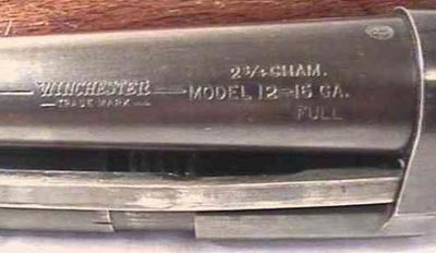 клеймо Winchester M1912