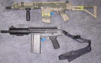 короткоствольная винтовка и пистолет на основе FN FAL