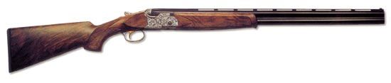 Ружьё ASE Deluxe Sporting итальянской фирмы Beretta. Помимо высоких технических характеристик, его отличительной особенностью является украшенная ствольная коробка. Ружьё ASE Deluxe может выпускаться в спортивном и охотничем исполнениях с длиной патронника 70 или 76 мм